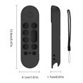 thumbnail image 4 of Manga protectora estuche controlador la piel silicona remota anti-Deslizamiento con cordón choque en para el transmisor televisión google voz 4k, 4 of 9
