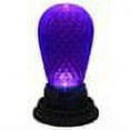 thumbnail image 2 of Club Pack of 25 LED Purple Replacement Christmas Light Bulbs - E26 Base, 2 of 2