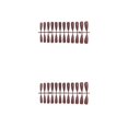 thumbnail image 1 of Vogacara Tabletas para mejorar las uñas Diseño elegante de puntos Textura esmerilada Textura esmerilada Usable Uña falsa Puntas de manicura Type3 NO3 Vogacara CBP456148, 1 of 5