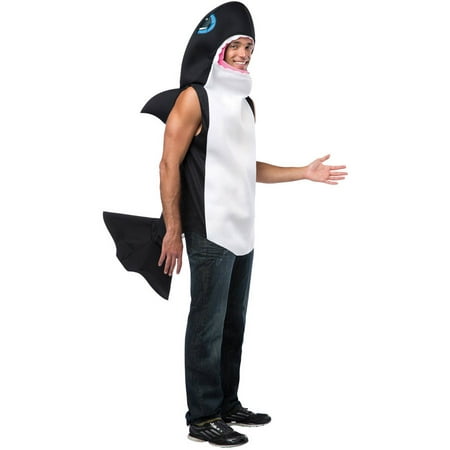 Killer Whale Men's Adult Halloween Costume, One Size,