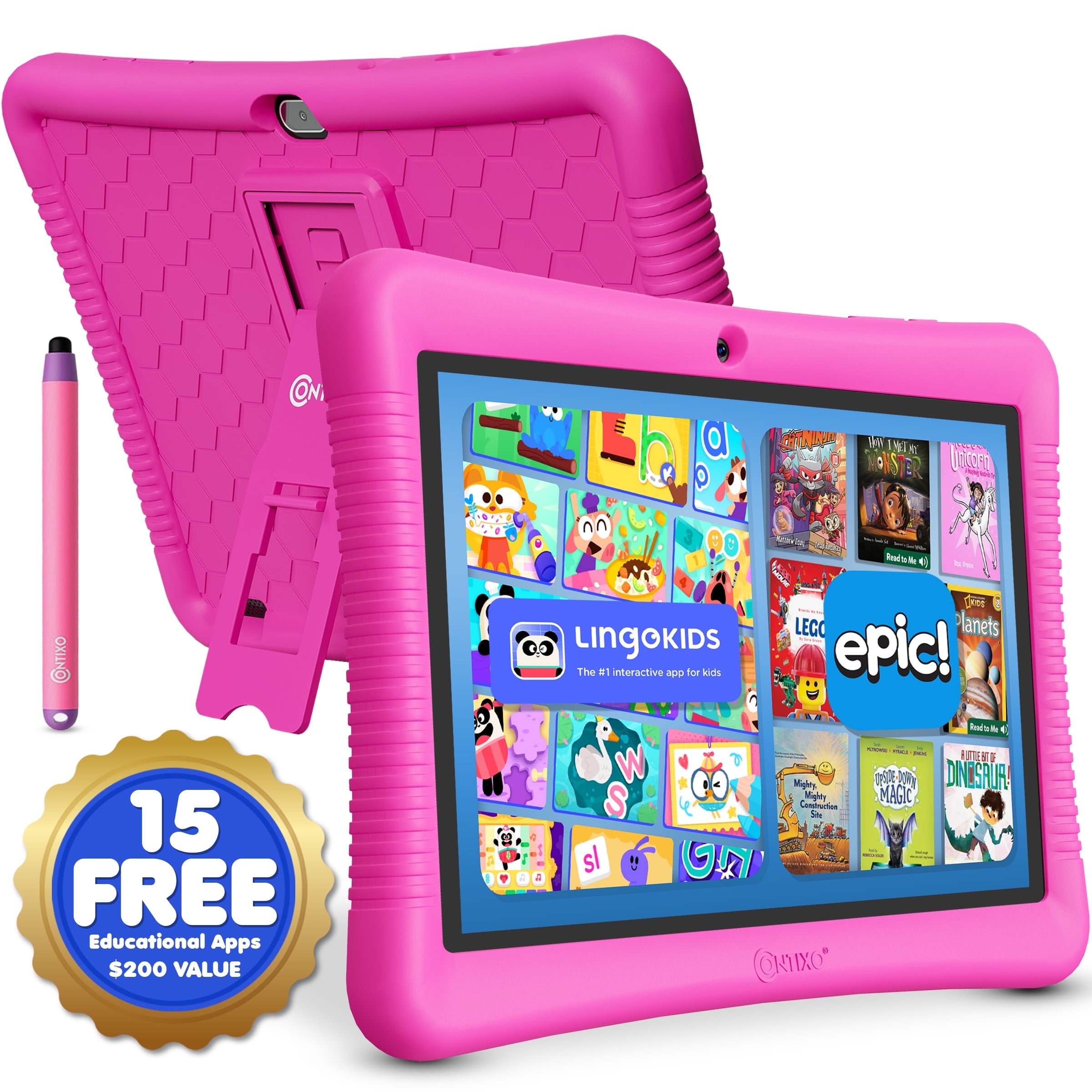 Google キッズスペース　PlimPad Kids 10 Plimpton Plimpton Kids 10 Tablet, Android 13, 2GB RAM 32GB Storage, WiFi 6