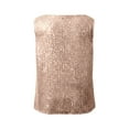 thumbnail image 6 of Sequin Tank Tops for Women Sleeveless Rose Gold Sparkly Shirt Shiny Tops Party Top Holiday Clothes for Women, 6 of 6