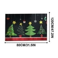 thumbnail image 3 of Suncoda Christmas Rug, Cartoons Christmas Crystal Velvet Floor Mat Home Door Rubbing Dirt Carpet Disengaged Washing Non-slip Mat, 3 of 6
