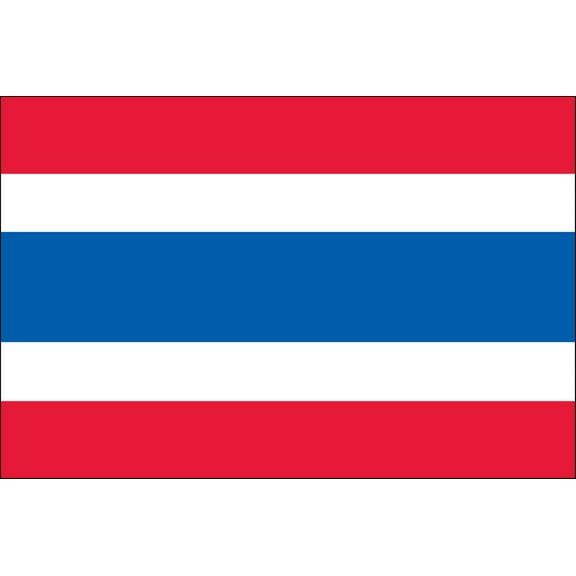 Y H M National Flag Thailand Flag 4 x 6 feet Bunting For Marine Industrial Use