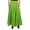 Green, variant on Bimba Women's Drawstring Tassel Waist Ethnic Gota Patti Design Yellow Skirt-L