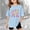 Light Blue, variant on Girls Letter Print Oversized Short Sleeve T-Shirt Casual Crewneck Basic Tee for Toddler Kids and Short Sleeve Shirt for Girls Tees Kids Tshirts Clothes Summer Tops T-Shirt