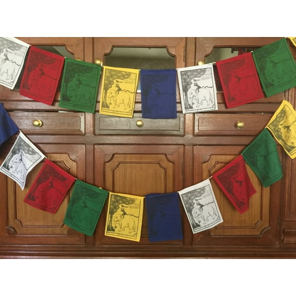 The Four Peaceful Friends Prayer Flags