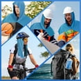 thumbnail image 6 of Cooling Hoodie Towels, Instant Cooling Towels for Neck and Face, UPF 50 Sun Protection, Ice Towel for Hot Weather, Head Towel for Sports, Camping, Cycling & More Activities, 6 of 13