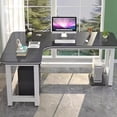 thumbnail image 3 of Storage Standing Office Desk Study Floor Setup Corner Computer Desks Free Shipping Drawers Escritorios De Ordenador Furniture My Lux Decor Round, 3 of 30