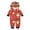 ZC-Red,Infant, variant on CFLVAEK Red Christmas Family Matching Pajamas Onesies Solid Color Xmas Sleepwear with Hood Casual Zip Up Parent Kids Holiday Loungewear 2024 for Daddy