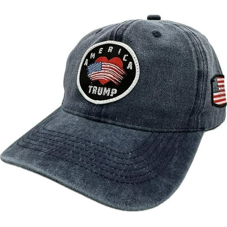 Trump Hat 2024 MAGA Hat Make America Great Again Donald Trump Slogan with USA Flag Cap Trump Merchandise Gift for Woman Men