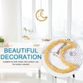 thumbnail image 4 of Adornos De Cristal Campanillas de viento de grava de cristal para decoración de jardín (luna amarilla) Hugtrwg Libre de BPA, 4 of 4