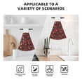 thumbnail image 4 of Disketp Dinosaur Christmas Hanging Kitchen Towel Tie Towels Tea Bar Dish Cloths Dry Towel for Laundry Room Decor (18*14in), 4 of 7