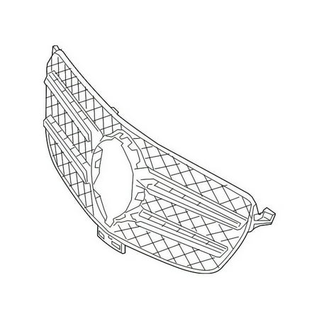 Genuine OE Mercedes-Benz Grille - 166-888-03-60