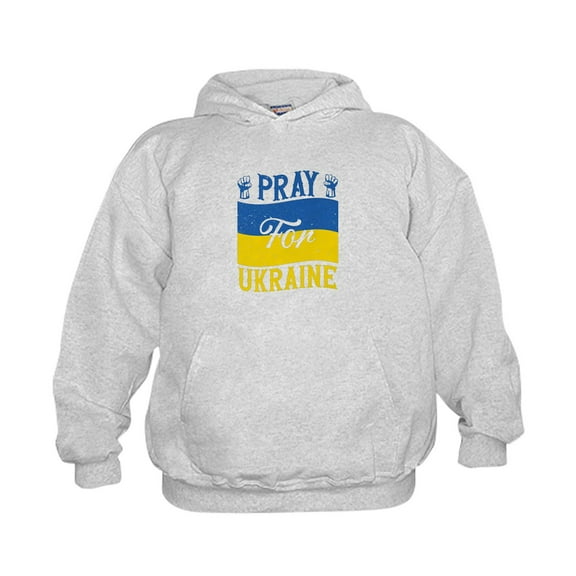 CafePress - Pray For Ukraine Sweatshirt - Kids Hooded Sweatshirt, Classic Hoodie