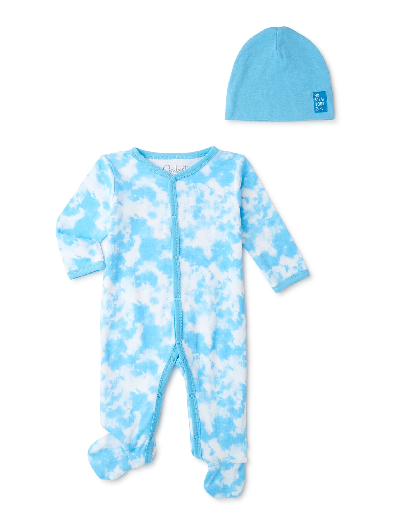 Contact Baby Baby Boys Sleep and Play with Hat, 2Piece Set, Sizes