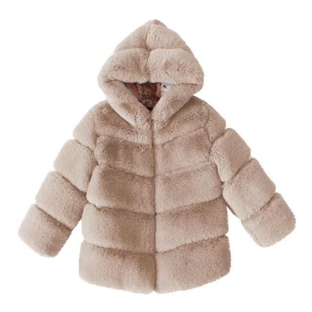 Veste à Capuche Chaude pour Filles - Veste Isolée Décontractée pour Enfants avec Design d'Épaule