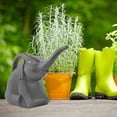 thumbnail image 2 of Cornucopia Brands Elephant Watering Can w/Real Eyes, 2 Quart, Grey w/ Googly Eyes, Fully Functional Novelty Watering Can, 2 of 8