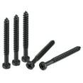 thumbnail image 1 of Unique Bargains 1/4' x 2-1/2' Carbon Steel Phillips Head Half Thread Self-Tapping Hex Lag Screws 25 Pack, 1 of 5