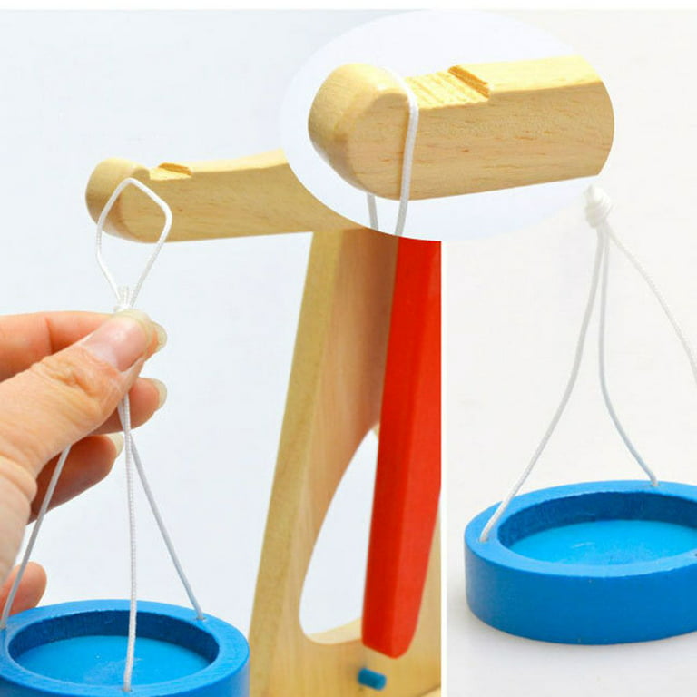 Kids Plastic Weighted Balance Scale STEM Activity NEW