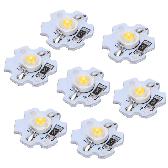 Cergrey Home 25Pcs 5V LED Chips 200LM 1W High Power LED Lamp Beads For DIY Lighting