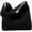 Black, variant on PIKADINGNIS Women Canvas Tote Purse Handbags Shoulder Bag Casual Work School Shopper Hobo Top Handle Handbag