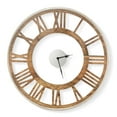 thumbnail image 1 of Costway 16 Inch Silent Wall Clock with Classic Frame Classic Roman Number Glass Cover, 1 of 7