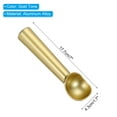 thumbnail image 2 of Cucharón de helado de 7 pulgadas de Uxcell, cucharón de galleta de aleación de aluminio antiadherente, tono dorado, 2 of 6
