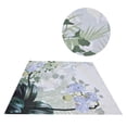 thumbnail image 4 of Cortina de ducha impermeable con diseño floral de poliéster con ganchos, 150 x 180 cm, 4 of 8