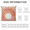 thumbnail image 5 of COMIO  Abstract Moon Phase Sunrise Decorative Throw Pillow Covers,Modern Bohemian Pillow Cases Cushion for Home Living Room Bedroom, Boho Sunshine Gifts for Women Girls (orange-2), 5 of 5