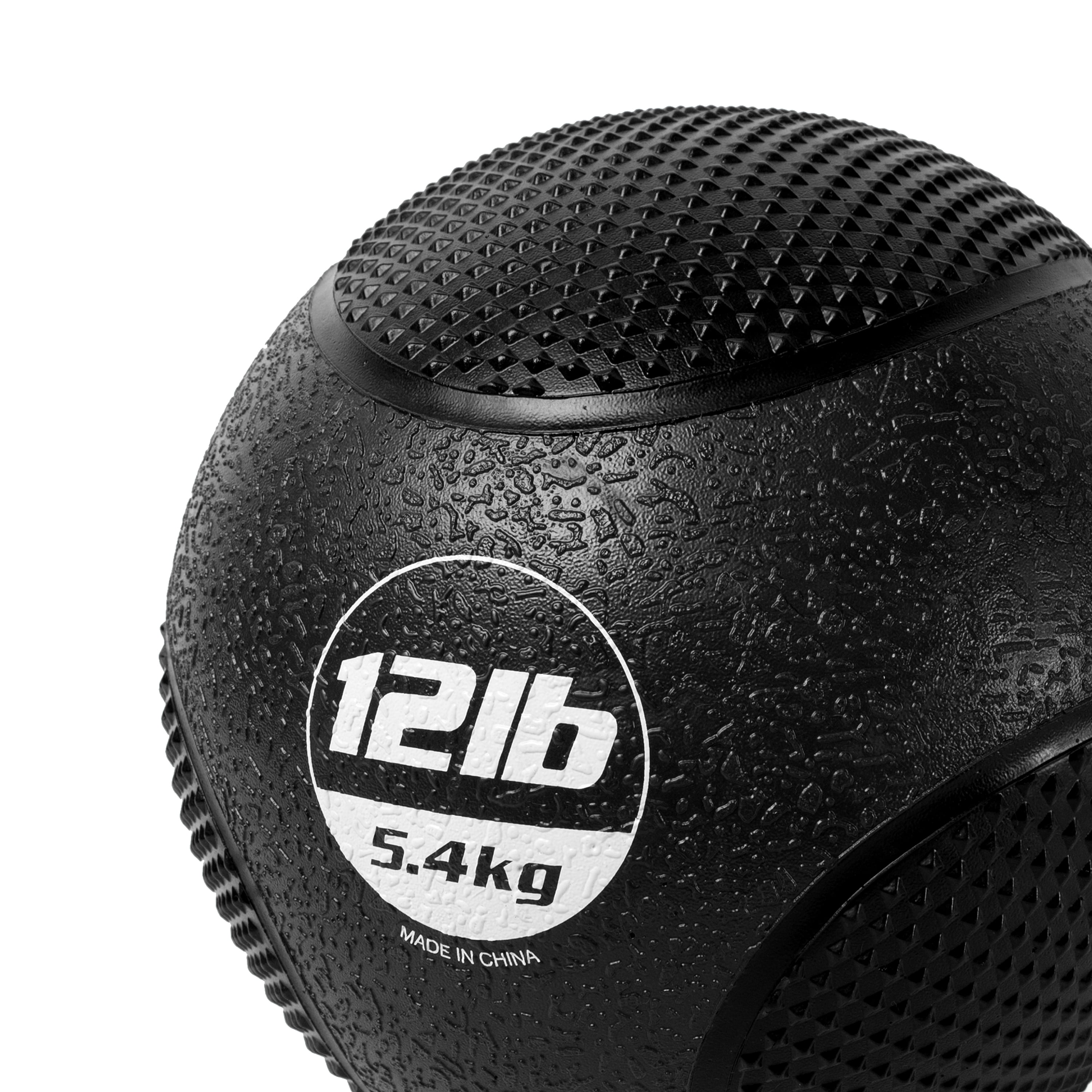 Fuel Pureformance Weighted Rubber Textured Medicine Ball, 12 lbs