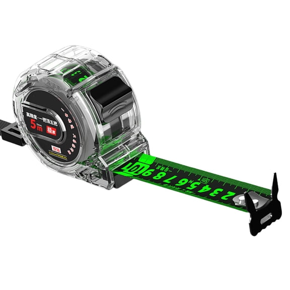 ANXPTIME High Precisions Metric Measuring Tape Self Locking Fluorescent Steel Tape Measure