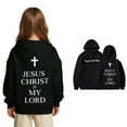 thumbnail image 4 of Kids Girls Hoodies Jesus Hoodies Long Sleeve Graphic Sweatshirt Girls Casual Loose Pullover Top Cute Sweatshirts Tween Clothes 3-4 Years Cute&nbsp;Boy Girl&nbsp;Clothing, 4 of 6