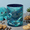 Black, variant on IT Manager Mug Abstract Ocean Tech Coffee Cup Gift for Technology Professionals