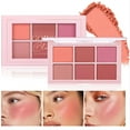thumbnail image 4 of Matte Blush, 6 Color Blush Palette, Powder Blush Makeup, Cheek Palette, Face Blush, Natural Matte Finish, Buildable Color, Velvety Texture, Compact Design, Everyday Use, 4 of 5