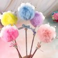 thumbnail image 3 of Cat Teaser Toy Plush Ball Interactive Toy Cat Chase Toy Cat Wand with Bell, 3 of 10
