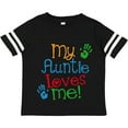 thumbnail image 3 of Inktastic My Auntie Loves Me Nephew Boys or Girls Toddler T-Shirt, 3 of 5