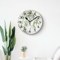 thumbnail image 4 of 16 Inch Wall Clock Battery Operated Silent Clock Decorative for Office, Kitchen, Outdoor, Living Room，Bamboo forest Nature Green Plant Tree Adorable, 4 of 4