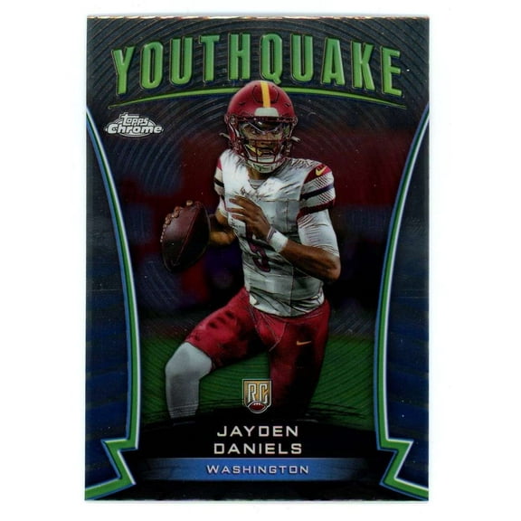 NFL 2024 Topps Chrome Football Youthquake Jayden Daniels Y-3 (Rookie)