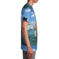 thumbnail image 6 of Wukai Two Brave Cats Are Floating On The Sea Iceberg Youth Unisex Short Sleeve T-Shirt for Boys, Girls, Teens, and Kids-Large, 6 of 7