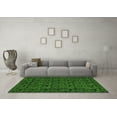 thumbnail image 3 of Ahgly Company Indoor Rectangle Abstract Green Modern Area Rugs, 8' x 10', 3 of 4