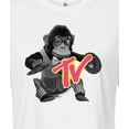 thumbnail image 3 of MTV - Monkey - Juniors Cropped Tee, 3 of 5