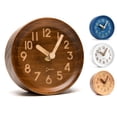 thumbnail image 1 of Reloj de sobremesa Driini, analógico, madera de pino, 11 cm, madera de pino oscura, 1 of 7