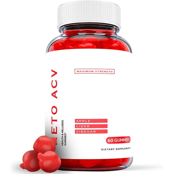 (1 Pack) Keto ACV Gummies - Supplement for Weight Loss - Energy & Focus Boosting Dietary Supplements for Weight Management & Metabolism - Fat Burn - 60 Gummies