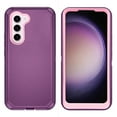 thumbnail image 6 of Compatible with Samsung Galaxy S23 Plus S23+ 5G Phone Case Hybrid Rugged Shockproof Hard Protective Drop Proof Full Body Heavy Duty Mobile Cell Cover for S23plus 23 SM-S916U 6.6 inch Women Men Purple, 6 of 9