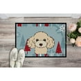 thumbnail image 2 of Caroline's Treasures BB1754MAT Winter Holiday Buff Poodle Door Mat, Indoor Rug or Outdoor Welcome Mat 18x27 Doormat ,, 2 of 2