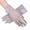 Grey, variant on Gray Women's Floral Lace UV Protection Gloves Touchscreen Elegant Sun Gloves