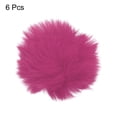thumbnail image 3 of Uxcell Furry Microphone Windscreen 10mm x 55mm Mic Cover Windshield for Indoor Outdoor Microphone Rose Pink 6 Pack, 3 of 5