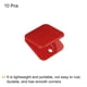 thumbnail image 3 of Clip de papel y bolsa Uxcell, paquete de 10, selladores de bolsa cuadrados, clips para bolsas de snacks, rojo, 3 of 5