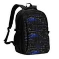 thumbnail image 1 of Fotbe Mathematica Science Mochila con Estampado y Puerto USB para Hombre y Mujer, Mochila Antirrobo, Mochila de Viaje, Mochila Escolar, Mochila Universitaria, 1 of 7